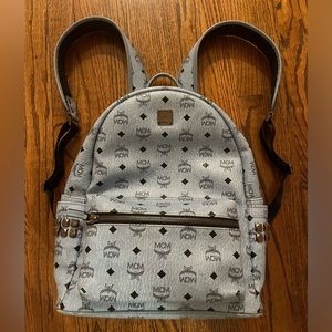 Used Like New Blue MCM Backpack